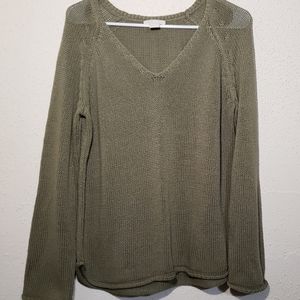 Olive green H&M knitted sweater